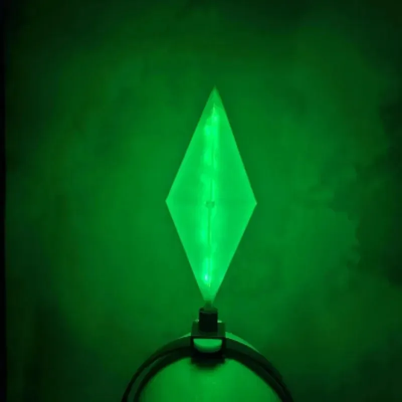 Diadema luminosa infantil verde para Navidad y fiestas - imagen 3