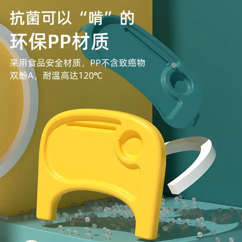 Silla de comedor para bebé, plegable, portátil, para uso doméstico, silla de aprendizaje para bebé, asiento multifuncional para mesa de comedor para niños - imagen 3