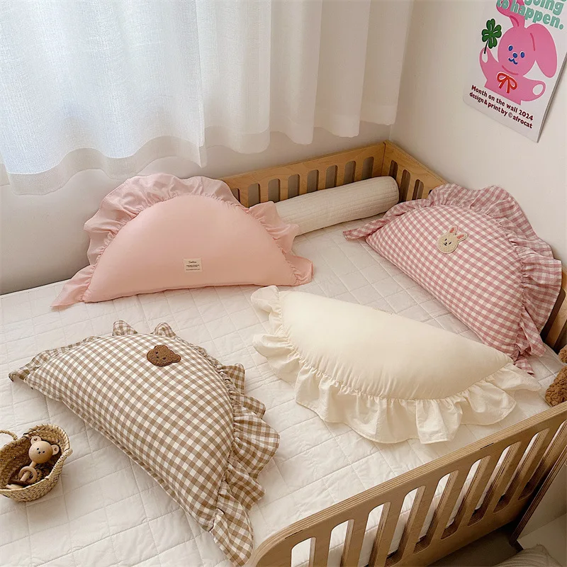 Almohada anticolisión de algodón para bebés – Multifuncional y extraíble - imagen 4