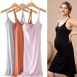 Vestido de maternidad con apertura para lactancia – Tela suave y versátil