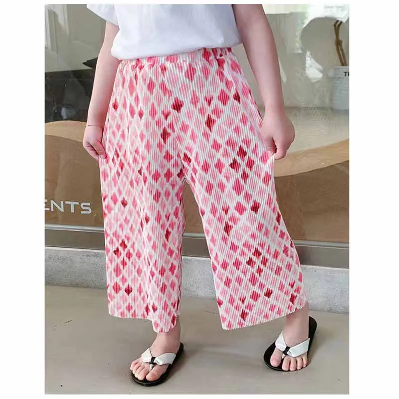 Conjunto de verano para niña con camiseta y pantalón informal finos - imagen 5