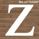 only Letter Z No Box