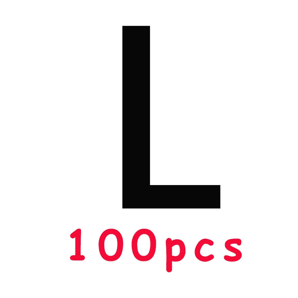 100pcs L