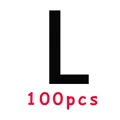 100pcs L