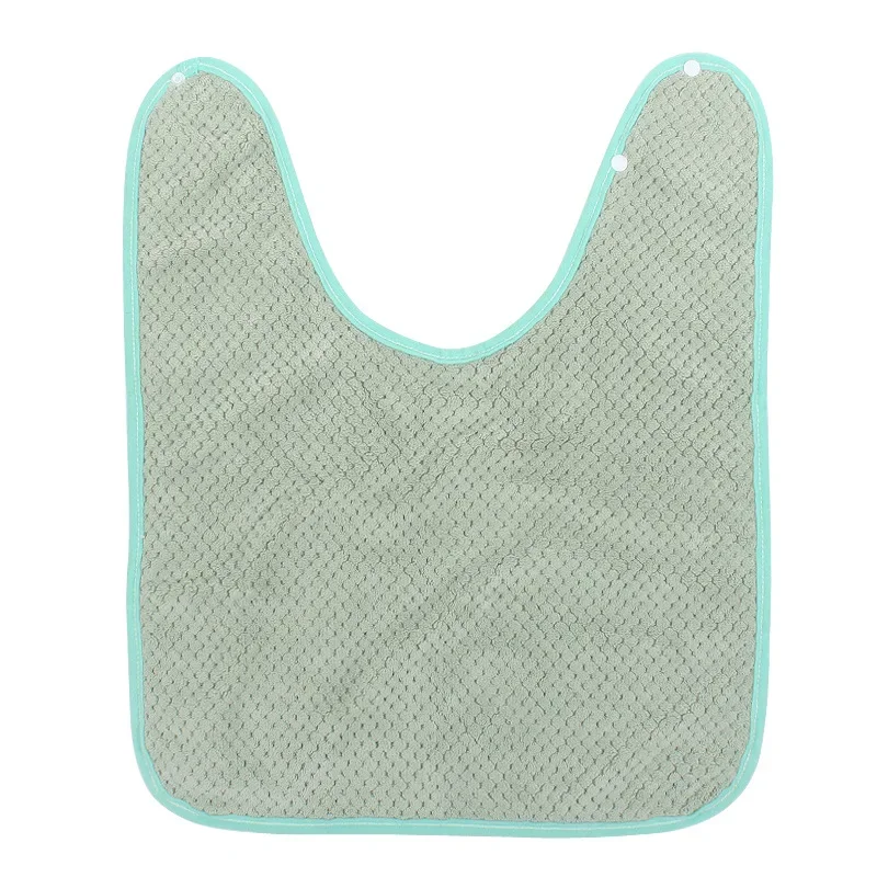 green V-neck