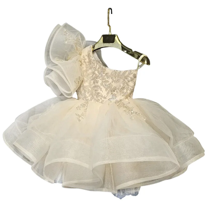 Vestidos de niña para Navidad 2025, nuevo vestido de actuación de Pongsa - imagen 4