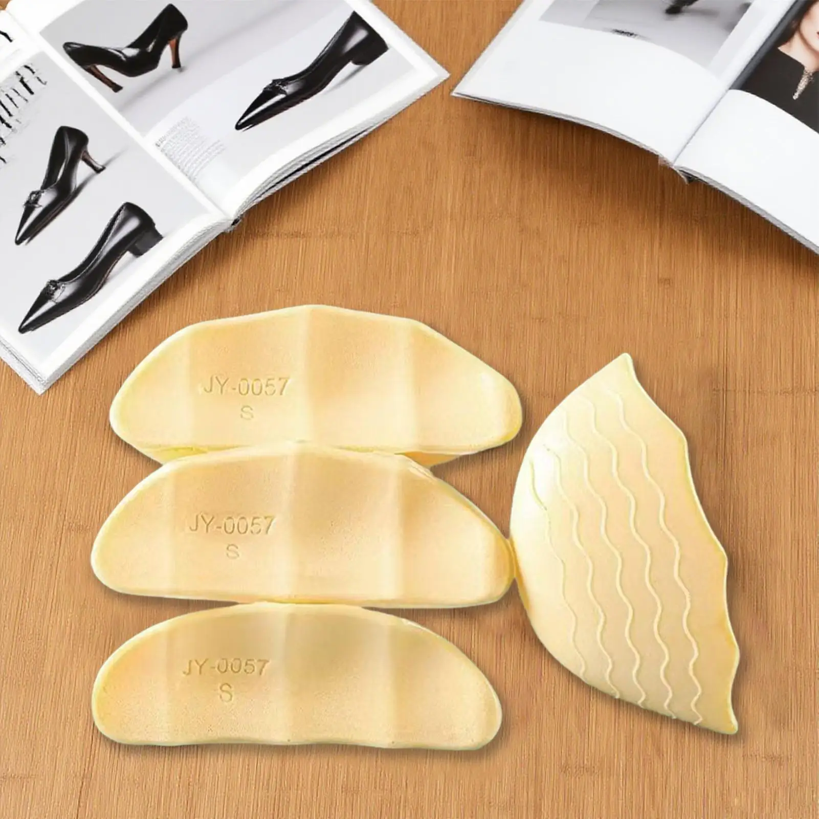Insertos de punta para tacones, 3 pares de zapatos demasiado grandes, espaciadores de pies de espuma de PU antideslizantes, transpirables para hombres y mujeres mayores, botas de baile
