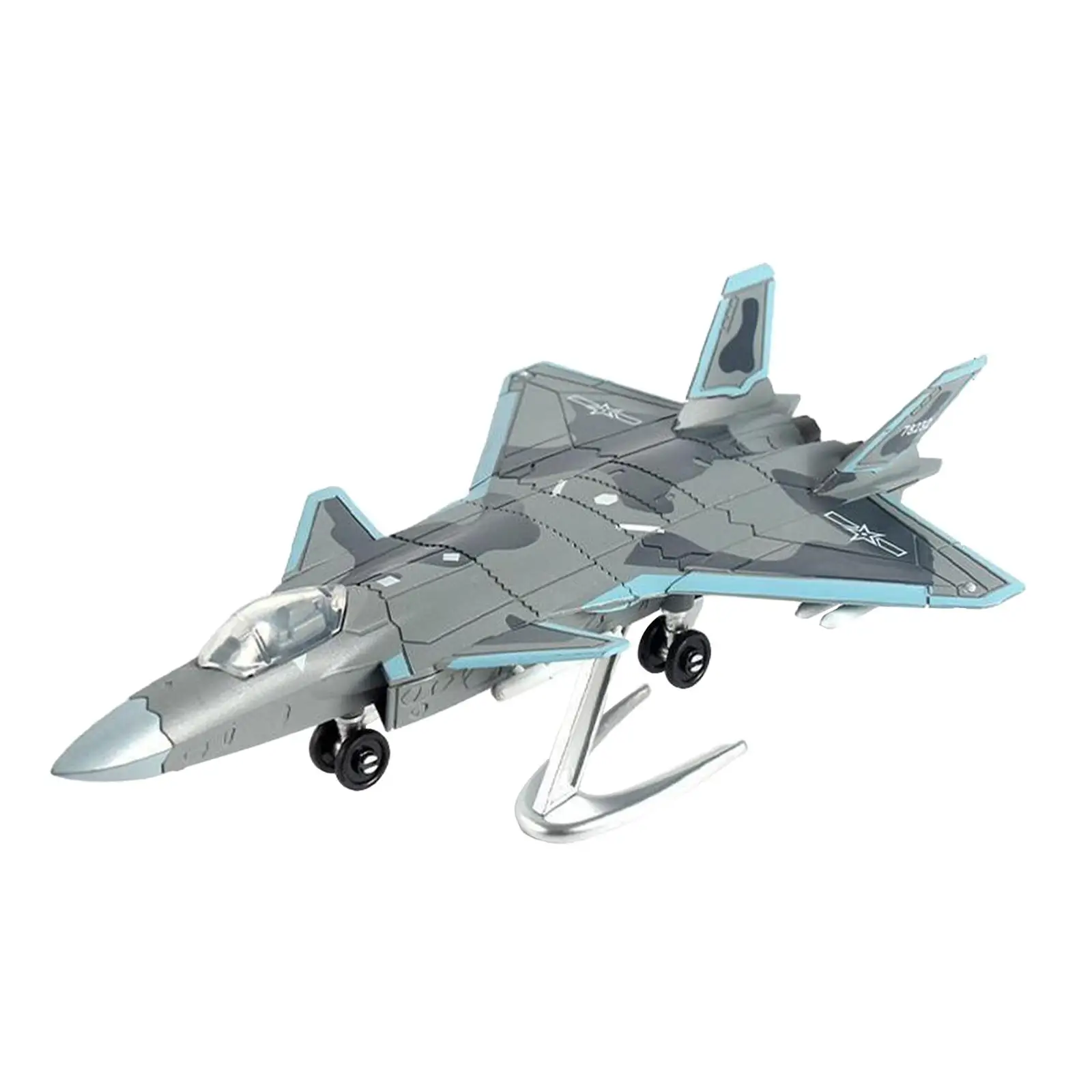 Diecast Fighter Aircraft Toy Collectables Fighter Building Blocks Diecast Plane Toy for Cafe Bedroom Home Living Room Gifts