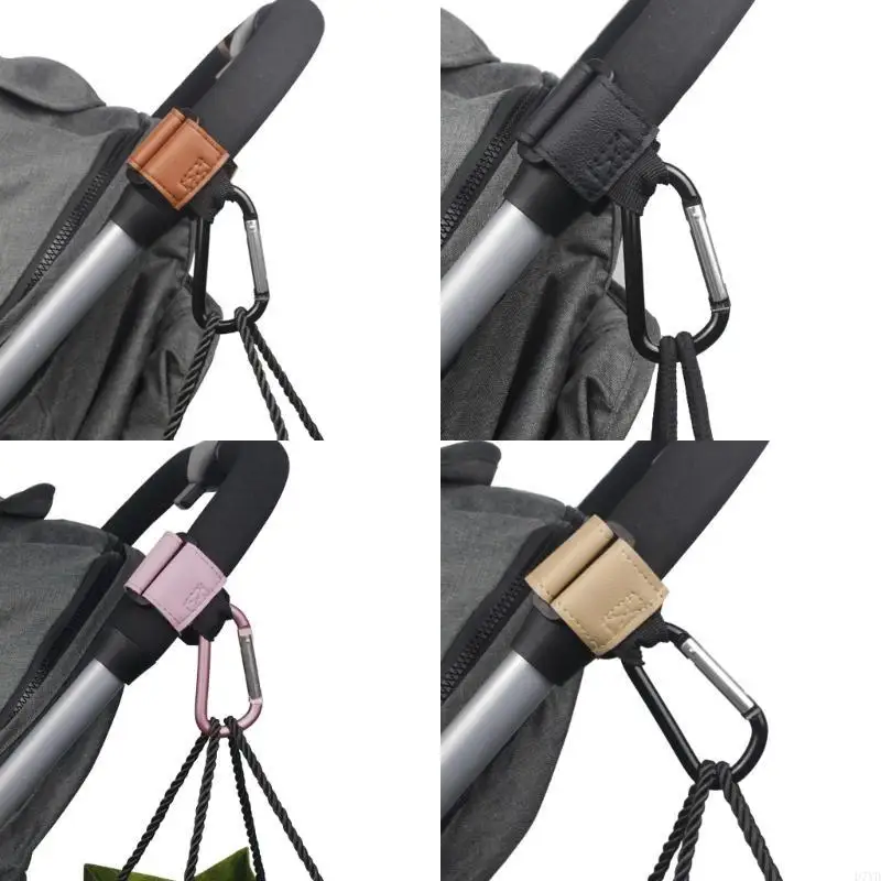 Gancho para cochecito D7YD, organizador con Clip, ganchos para bolsas, ganchos para colgar bicicletas, colgador para bolsa - imagen 5