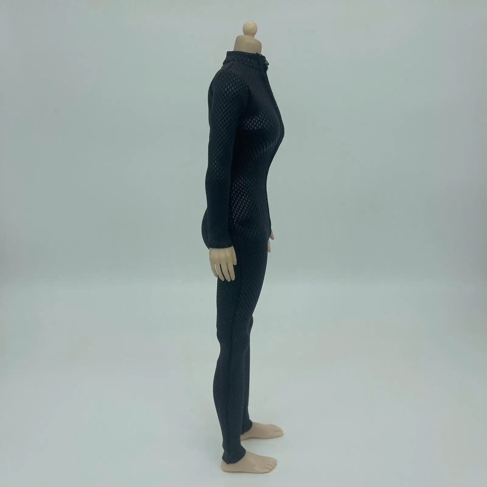 Mono de cuero PU a escala 1/6 para mujer, ropa en miniatura para modelo de muñeca de 12 pulgadas, accesorios de figuras de acción femeninas - imagen 4