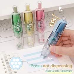 Dispensador transparente de puntos adhesivos con recargas reemplazables