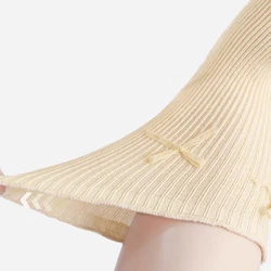 Calcetines media caña para bebé niña con lazo y volantes tiernos