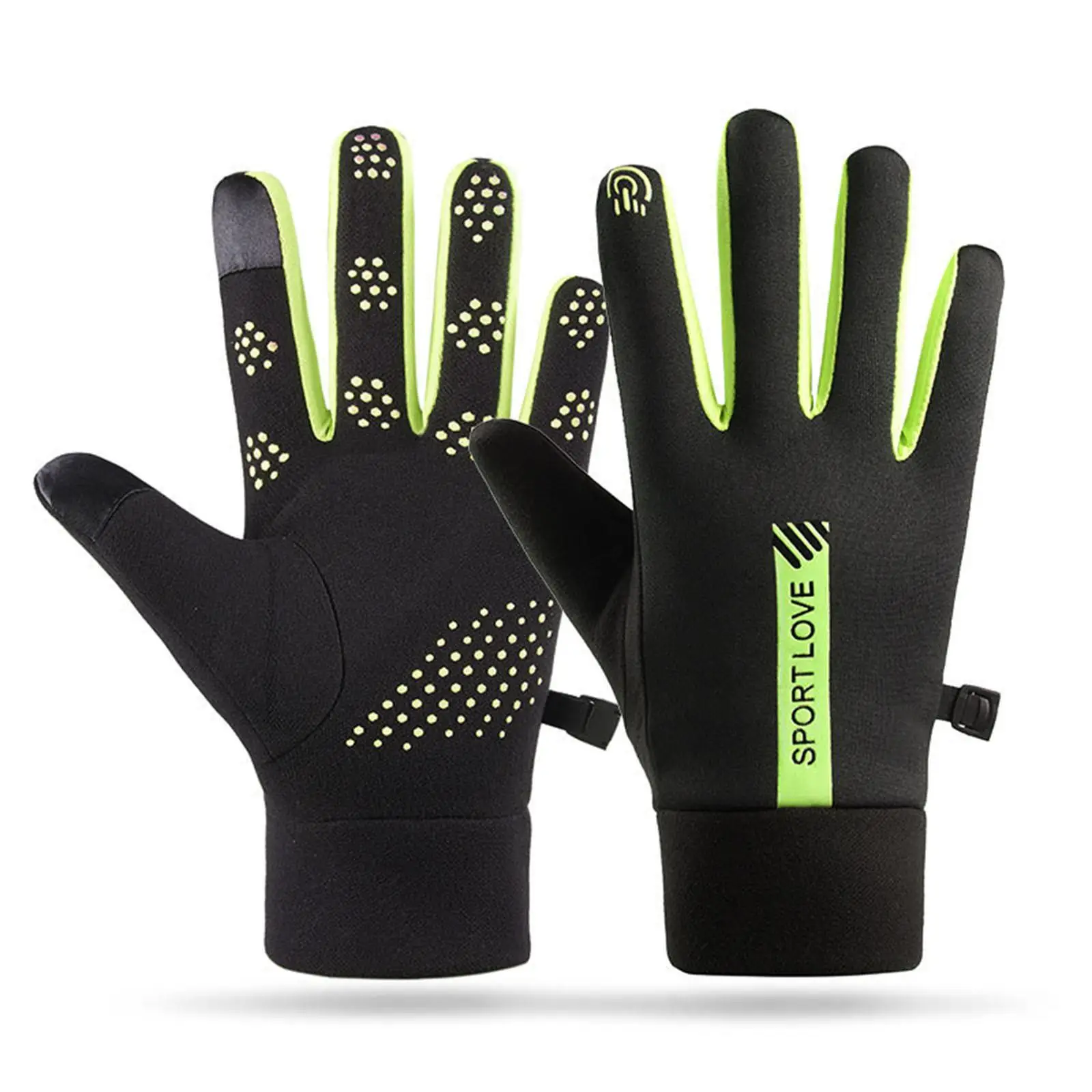 Guantes de invierno impermeables para mujer, manoplas de esquí con forro polar, guantes térmicos antideslizantes para ciclismo y senderismo - imagen 4
