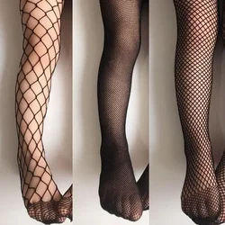Pantimedias de rejilla rojas y negras para baile – Niñas