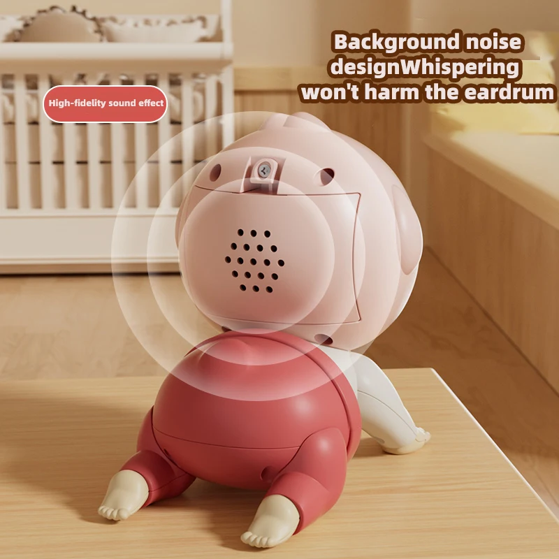 crawling doll baby toy with music, ,learning crawling guidance and head up train Children's vocal toys and baby interactive ing - imagen 2