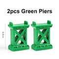 2pcs green pier