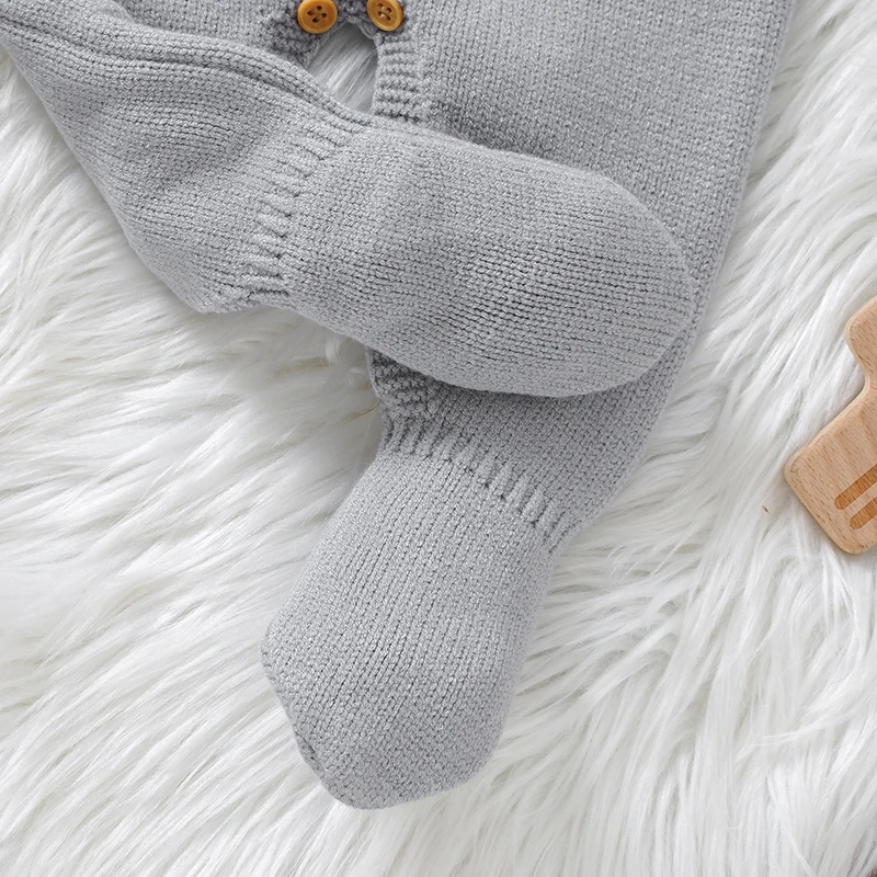 Peleles de punto para bebé recién nacidos unisex otoño e invierno - imagen 5