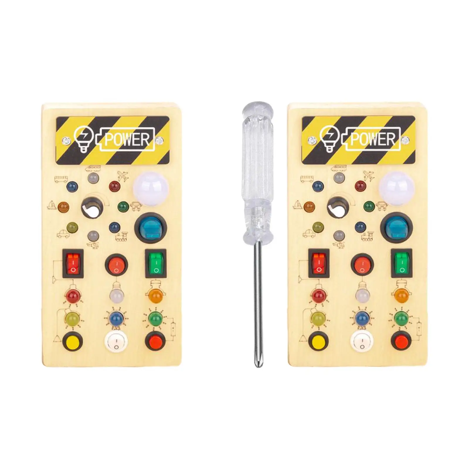 Montessori LED Busy Board Sensory Board Early Educational Baby Travel Toys for Travel Kids Children Preschool Birthday Gifts