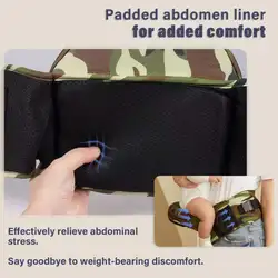 Portabebés ergonómico con cinturón y asiento de cadera para bebé