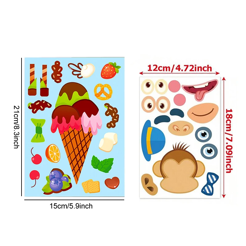 Pegatinas puzle de animales – Juego educativo infantil para niños - imagen 5