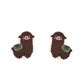 10pcs brown