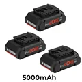 3PCS 5000mAh