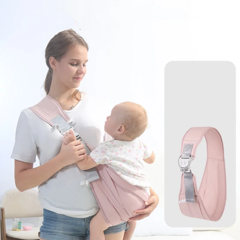 Portabebés al aire libre para bebé, envoltura suave antideslizante, anillo de transporte, eslinga, accesorios multifuncionales para portabebés pequeños - imagen 3