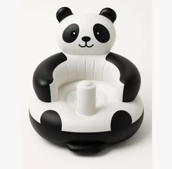 Asiento inflable del baño plegable portátil con soporte respaldo bebé