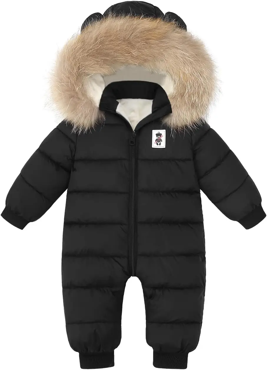 Traje de nieve de invierno para niña, abrigo cálido para recién nacido, traje de nieve para niño pequeño, ropa infantil