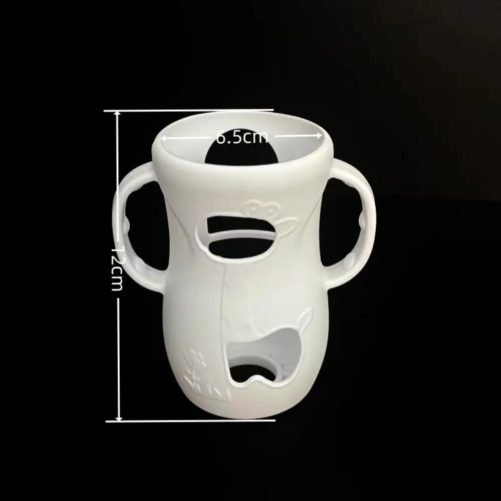 Funda Universal para biberones de primera calidad, antirotura con asas, soporte para biberones, aislamiento térmico duradero, mangas de silicona para bebé - imagen 4