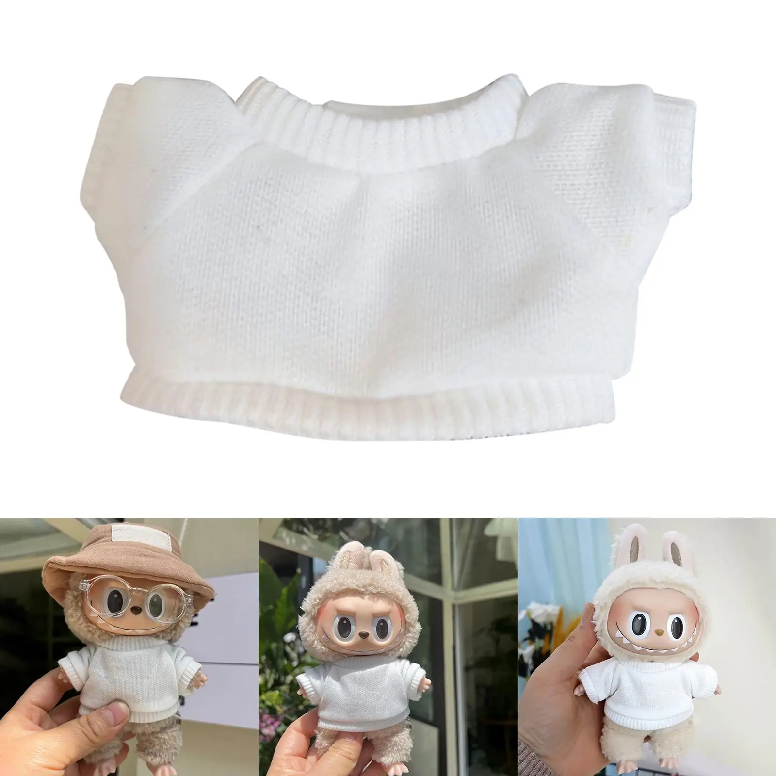 Doll Clothes Decoration Lightweight Soft Making Handmade Gifts Doll Outfit