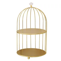 Jaula para pájaros con soporte de hierro – Impermeable y antiherrumbre
