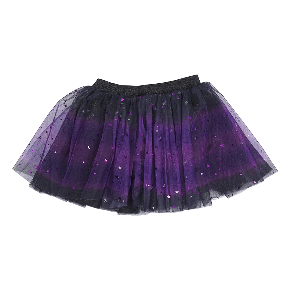 Traje de baile con falda de lentejuelas arcoíris y alas para niña - imagen 3