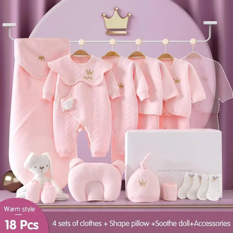 18 pcs pink thick