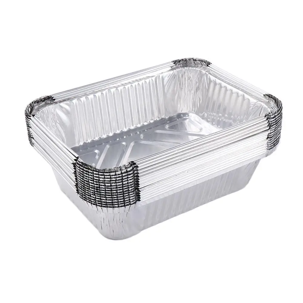 Sartenes desechables para barbacoa, sartenes de goteo de grasa de papel de aluminio, bandeja de captura de parrilla reciclable para suministros al aire libre Weber - imagen 5
