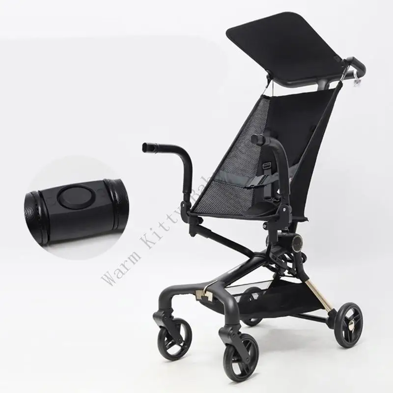 Barra parachoques de seguridad Universal para cochecito de bebé, reposabrazos de repuesto desmontable con diseño de apertura media para pasamanos de carrito de cochecito - imagen 2