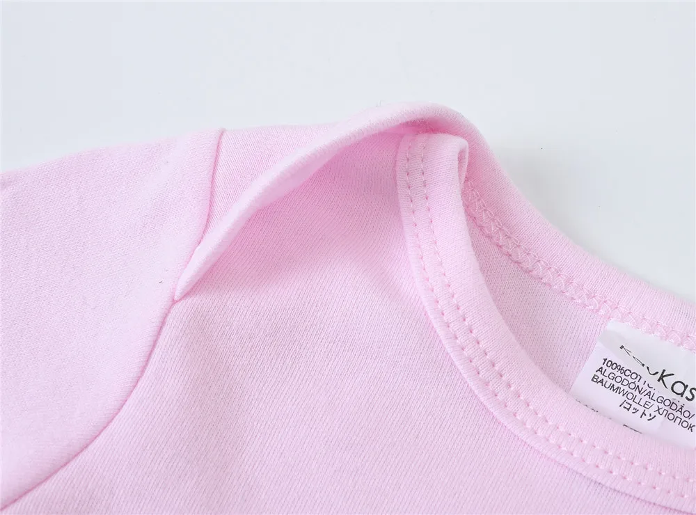Body de manga larga para niñas, ropa 100% de algodón con estampado bonito, mono Infantil de 0 a 12 meses - imagen 5
