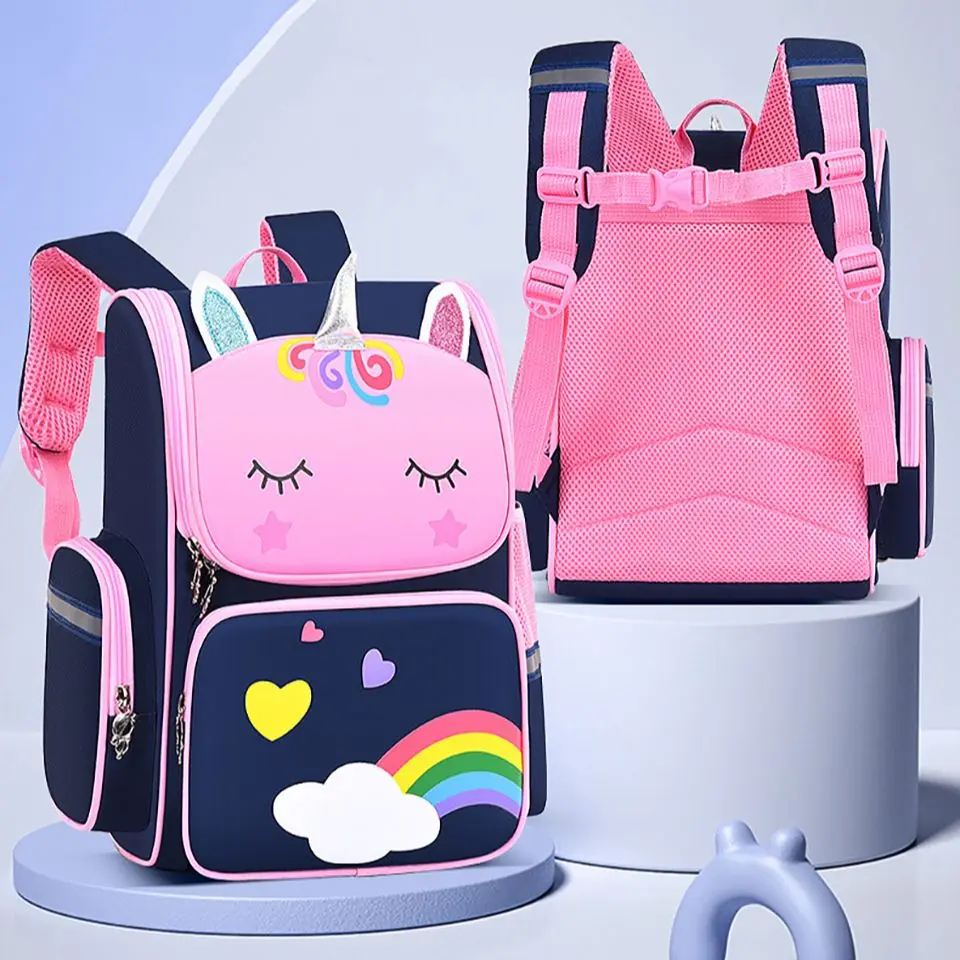 Mochila de unicornio impermeable escolar para primaria y secundaria - imagen 2