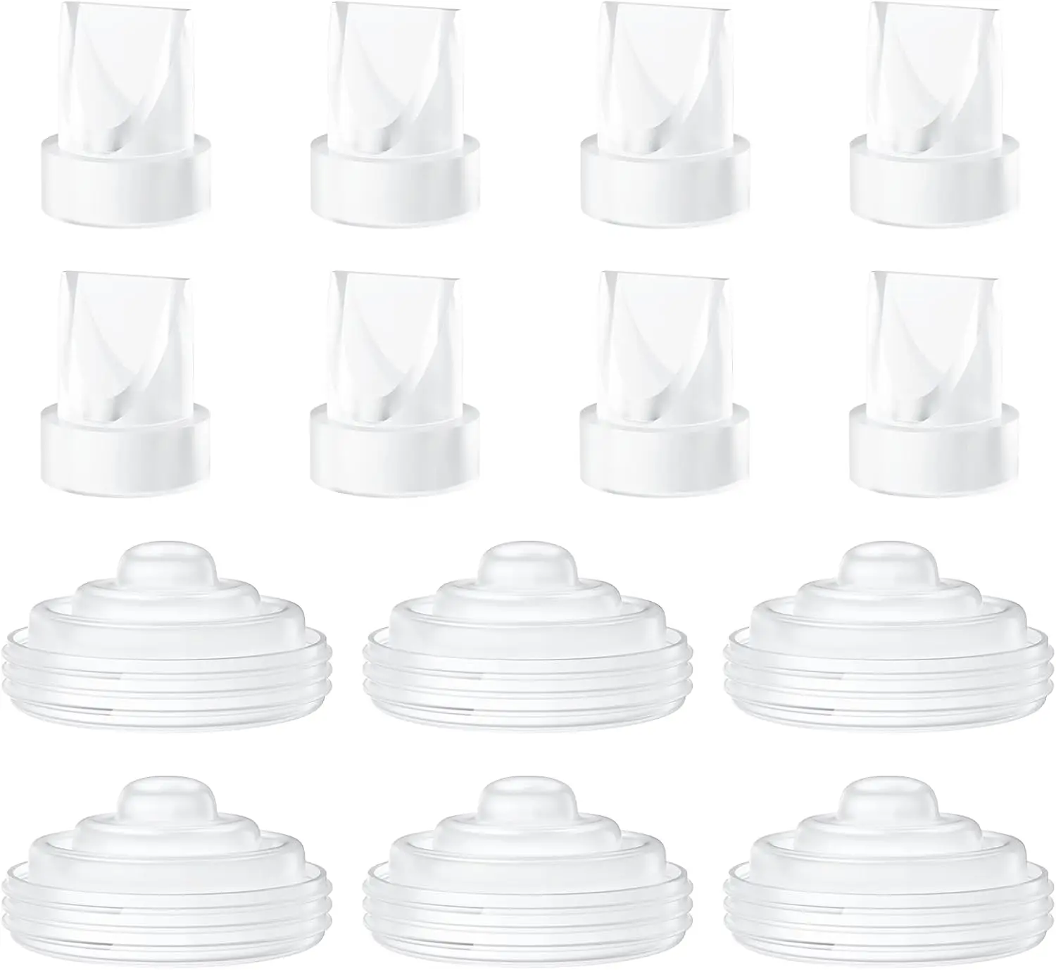 Piezas de extractor de leche compatibles con reemplazo Momcozy M5 a diafragmas de silicona Momcozy y accesorios de válvulas Momcozy Duckbill