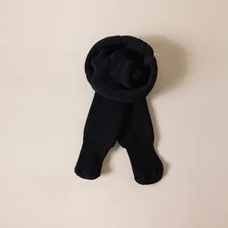 Leggings forro polar rayados para bebé niña – Invierno cálido y cómodo