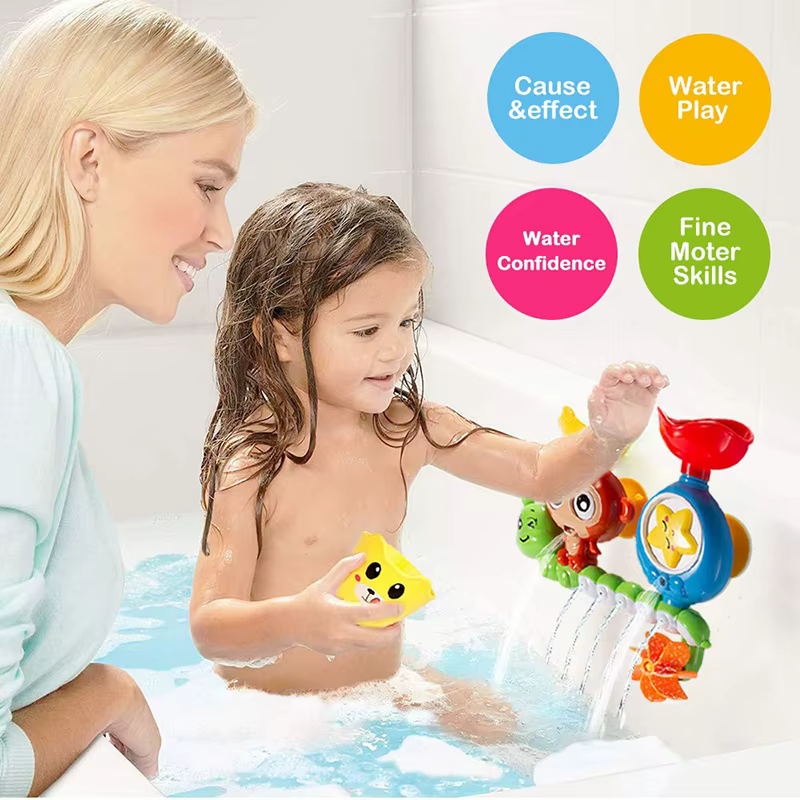Oruga baño bebés con ventosa – Juguete agua infantil ducha - imagen 5