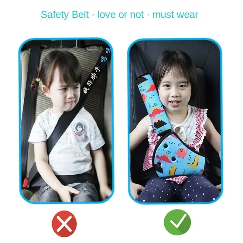 Protector de cinturón de seguridad para niños con almohadillas y funda - imagen 4