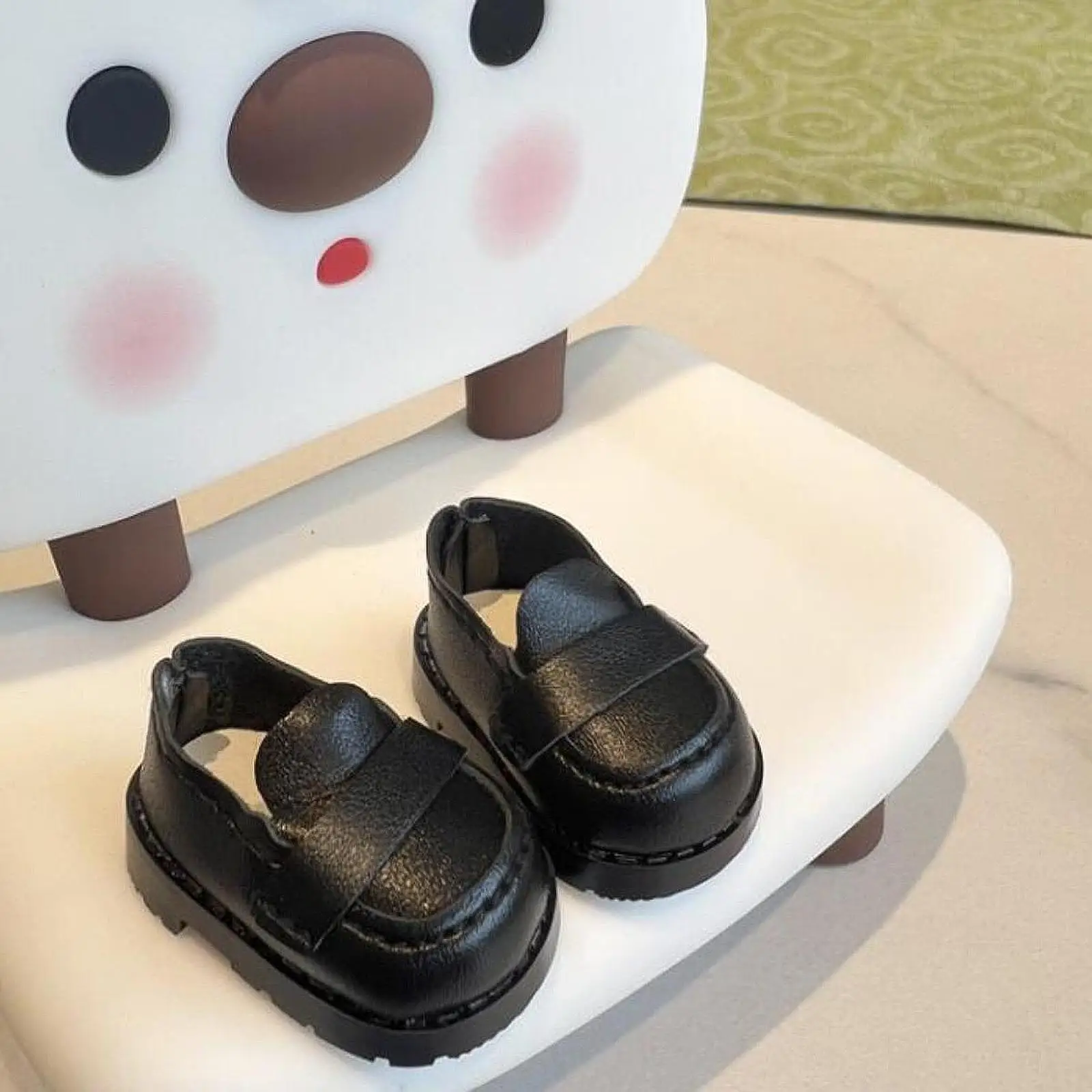 Doll Shoes Doll Accessories Gifts Stylish 17cm Doll Handmade Stuffed Figures Toys Pendant Doll Square Toe Shoes Dress up Doll Shoes Doll Accessories Gifts Stylish 17cm Doll Handmade Stuffed Figures Toys Pendant Doll Square Toe Shoes Dress up