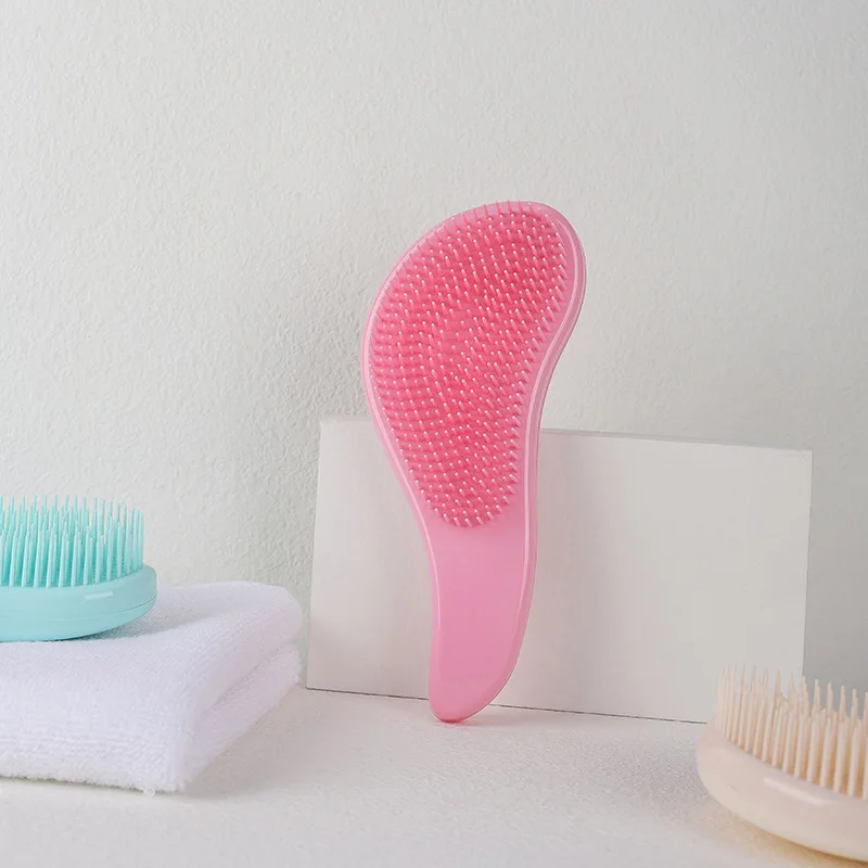 Peine portátil para bebé, cepillo para el pelo de cerdas suaves para niños recién nacidos, cepillo para desenredar suave, elementos esenciales para el cuidado del cabello del bebé, peine bonito - imagen 3