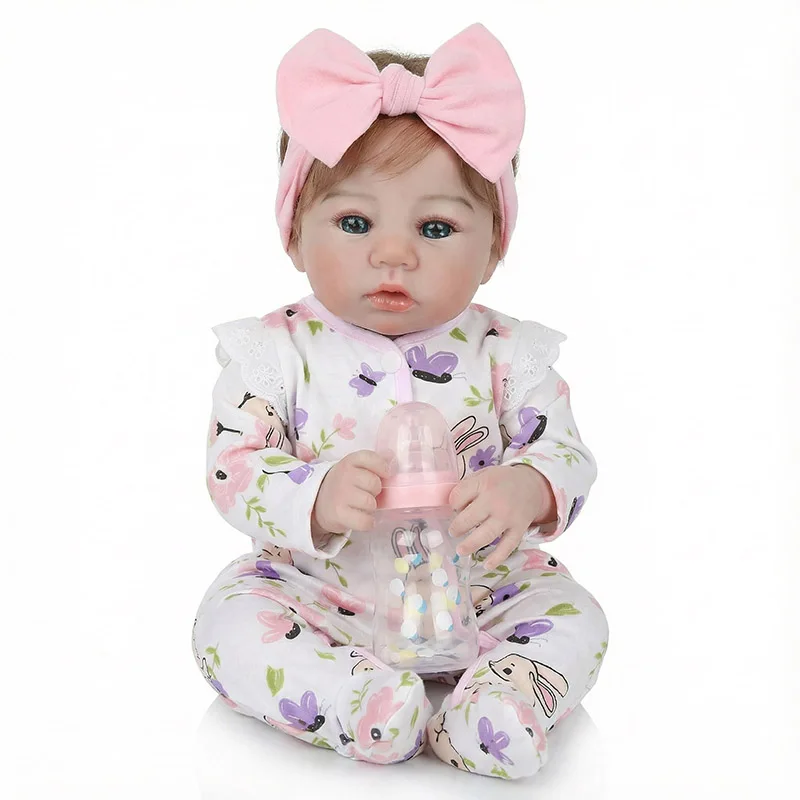 Muñeca reborn Abigail realista con pelo injertado a mano y piel 3D - imagen 2