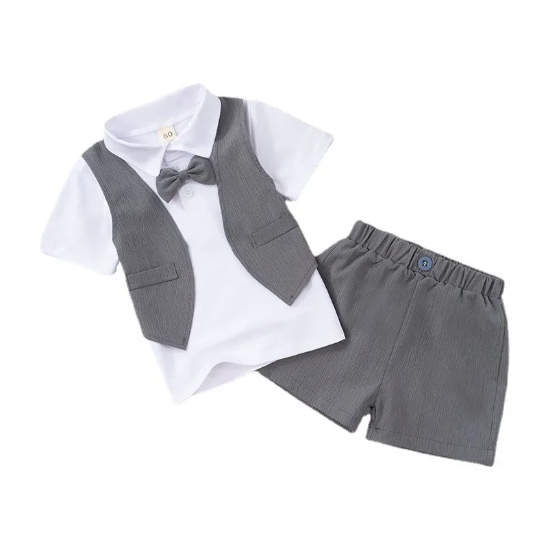 Conjunto de verano niño: camiseta y shorts de algodón - imagen 3