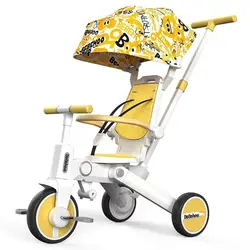 Cochecito multifuncional plegable ligero para bicicleta