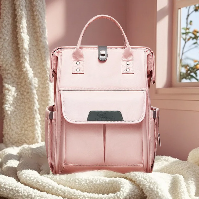 Bolsas para pañales, nueva gama alta, almacenamiento de leche al aire libre, aislamiento, gran capacidad, separación en seco y húmedo, bolsa de mamá impermeable multifuncional - imagen 3