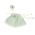 green dress