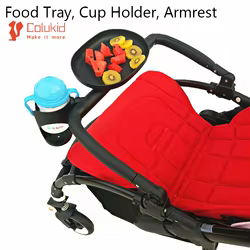 Collar para niño®Reposabrazos para cochecito de niños, bandeja de comida y portavasos para Bugaboo Bee 5/6, accesorios para mesa de cena